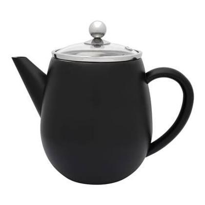Bredemeijer Theepot 1,1l Duet Eva Mat Zwart