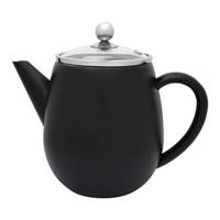 Bredemeijer Theepot 1,1l Duet Eva Mat Zwart - thumbnail
