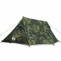 VidaXL Tunneltent 2-persoons waterdicht camouflage - thumbnail