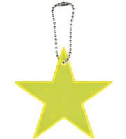 Moses sleutelhanger Glimmis ster 15 cm geel - thumbnail