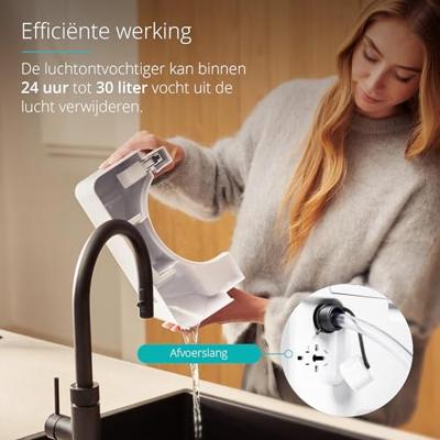 Duux Bora Smart Dehumidifier 30 liter Luchtontvochtiger Wit Duux Bora Smart Dehumidifier 30 liter Luchtontvochtiger Wit
