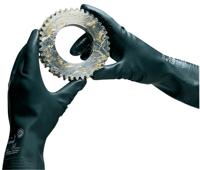 Honeywell Chemicaliënhandschoen | maat 8 zwart | EN 388, EN 374 | PSA-categorie III | 10 paar - 072008141E 072008141E - thumbnail