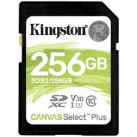 Kingston Technology 256GB SDXC Canvas Select Plus 100R C10 UHS-I U3 V30 - thumbnail