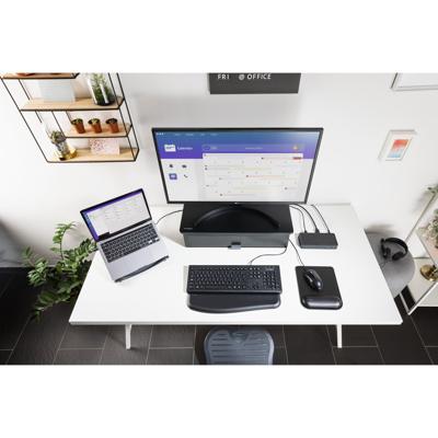 Kensington K52888EU Muismat met polssteun Ergonomisch, Antislip, Polssteun Zwart - thumbnail
