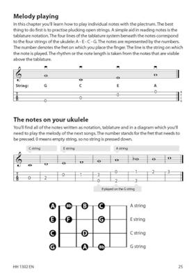 Cascha HH 1302 EN Ukulele - Learn to play quick and easy