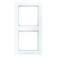 Berker Q.1 afdekraam 2-voudig polarwit - thumbnail