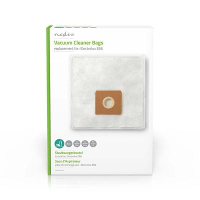Nedis Stofzuigerzak | 4 Stuks | Synthetisch | voor Electrolux | Wit | 1 stuks - DUBG227ELE4 DUBG227ELE4