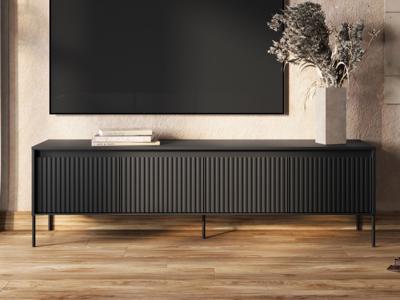 Tv-meubel TRAINING 4 deuren 192 cm zwart eik Tv-meubel TRAINING 4 deuren 192 cm zwart eik