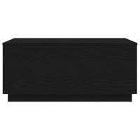 Salontafel met LED-verlichting 90x50x40 cm zwart eiken - thumbnail