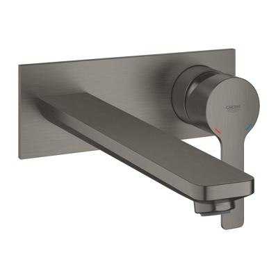 GROHE Lineare waterbesparende afbouwdeel inbouw wandkraan l-size met uitloop 20.7cm brushed hard graphite 23444AL1