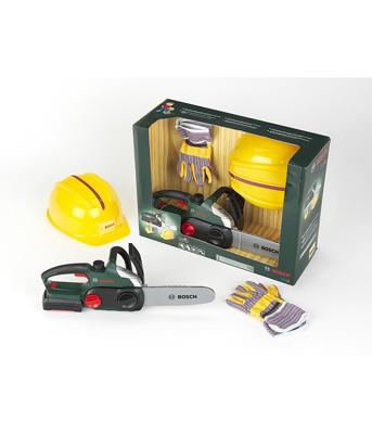 Houthakkers set met kettingzaag meerkleurig Houthakkers set met kettingzaag meerkleurig