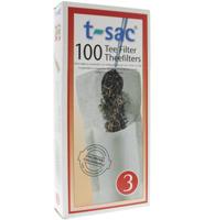 t-sac Theefilters No. 3 - voor 100 x acht koppen thee - thumbnail