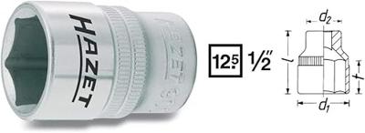 HAZET dopsleutel socket key insert 1/2", hexagonal, sw 36 - thumbnail