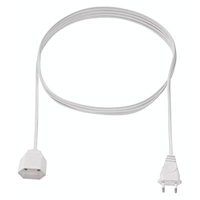 Bachmann 233.185 Stroom Verlengkabel 2.5 A Zwart 3.00 m H03VVH2-F 2X 0,75 mm² Bachmann 233.185 Stroom Verlengkabel 2.5 A Zwart 3.00 m H03VVH2-F 2X 0,75 mm²