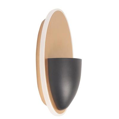 Highlight Design wandlampPisa zwart met messing - W3528.38