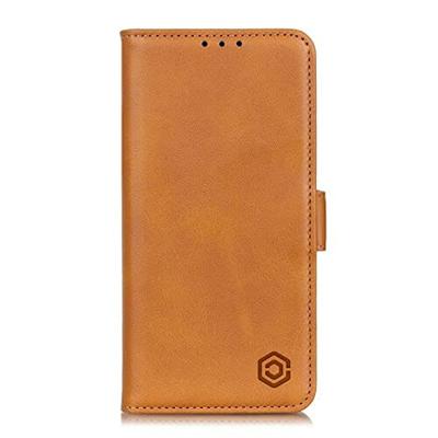 Casecentive Magnetische Leren Wallet case iPhone 12 Mini tan