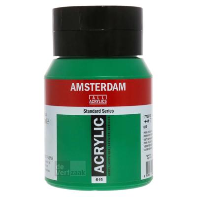 Royal Talens Amsterdam Acrylverf 500 ml - Permanentgroen Donker 619