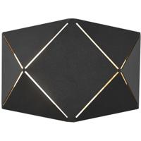 LED Wandlamp Mat Zwart 6W Warm Wit 3000K - Aluminium Design - thumbnail