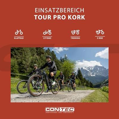 CONTEC handvatten "tour pro kork" ct grips tour pro cork 135 mm, cork