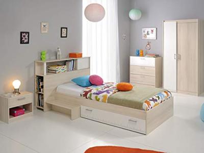 Kledingkast Charly 2-deurs - acaciakleur - 180x85x52 cm