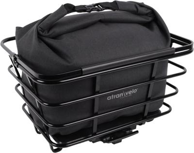 Atranvelo mandtas "travel" basket bag at.velo "travel" black