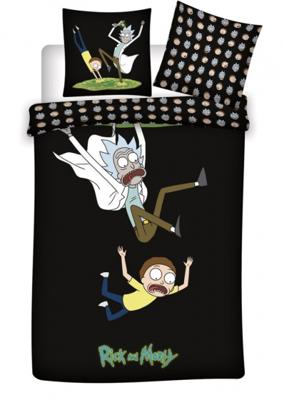 Rick and Morty Dekbedovertrek Portal Travel 140 x 200 cm - 65 x 65 cm Rick and Morty Dekbedovertrek Portal Travel 140 x 200 cm - 65 x 65 cm
