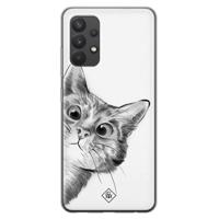 Samsung Galaxy A32 4G siliconen hoesje - Peekaboo - thumbnail