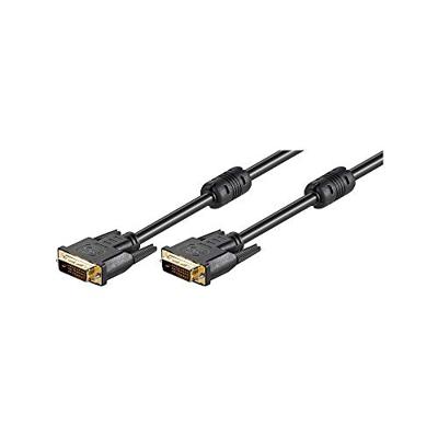 Goobay dvi-d kabel (zwart, 10 meter)