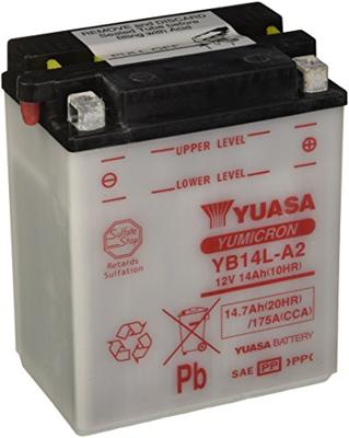Yuasa YB14L-A2 Motorfietsaccu 12 V 14 Ah Pooltype: Schroefklem type 8