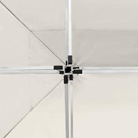 Partytent inklapbaar met wanden 4,5x3 m aluminium crme - thumbnail
