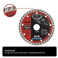 Diamantschijf cutfix red 125x22 mm KWB - Kwb - thumbnail