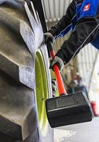 VIGOR terugslagvrije hamer rubber soft face hammers 5 kg - thumbnail