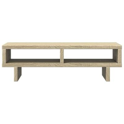 VidaXL Monitorstandaard 50x27x15 cm bewerkt hout sonoma eikenkleurig