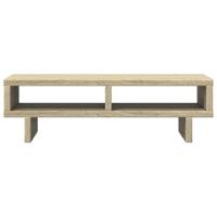 Monitorstandaard 50x27x15 cm bewerkt hout sonoma eikenkleurig - thumbnail