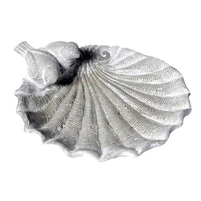 Mega Collections schelp vogelbadje Ø 23 x 7cm