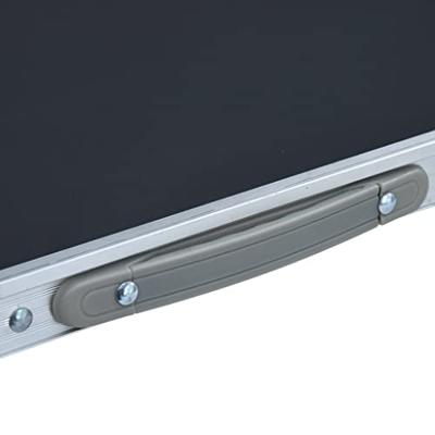 VidaXL Campingtafel inklapbaar 60x45 cm aluminium grijs