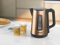 Bestron AWK1000CO Waterkoker 1.7L 2200W Koper/Zwart - thumbnail