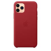 Apple leather case iPhone 11 Pro red - thumbnail