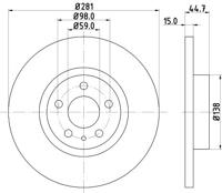 Remschijf 50252 8DD355106451 - thumbnail