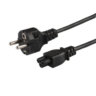 Savio CL-81 electriciteitssnoer Zwart 1,8 m Netstekker type E IEC C5