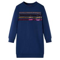 VidaXL Kinderjurk 116 marineblauw - thumbnail