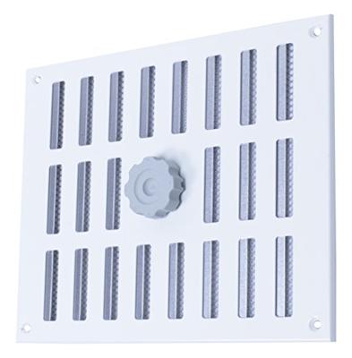 Aluminium Afsluitbaar Schuifrooster Opbouw 245 X 195mm - Wit (3-2520w) Aluminium Afsluitbaar Schuifrooster Opbouw 245 X 195mm - Wit (3-2520w)