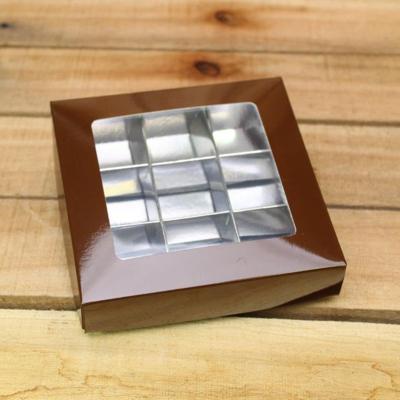 Bonbon doosjes - Chocolade doosje - Chocoladebruin 186 basic - 24 stuks