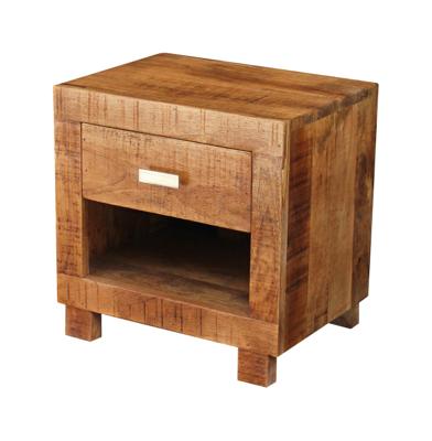 Artistiq Nachtkastje 'Noora' Mangohout, 40 x 30cm Artistiq Nachtkastje 'Noora' Mangohout, 40 x 30cm