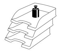 Leitz brievenbakje Plus 5227 Standaard rood - thumbnail
