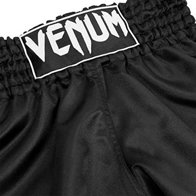 Venum Classic Muay Thai Sport Korte Broek Heren Black/White M Venum Classic Muay Thai Sport Korte Broek Heren Black/White M