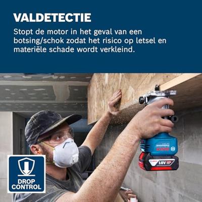 Bosch Blauw GLF 18V-8 Professional Accu Kantenfrees | 18V | Zonder accu en lader | In doos - 06016C6000 - thumbnail