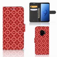 Samsung Galaxy S9 | Telefoon Hoesje | Batik Rood - thumbnail