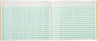 Exacompta registers, ft 27 x 32 cm, 13 kolommen op 1 bladzijde, 31 lijnen, 80 bladzijden - thumbnail