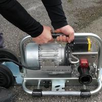 Elektrische treklier voor polyester trektouw CW 800 E inclusief trolley en spanband Runpotec - thumbnail